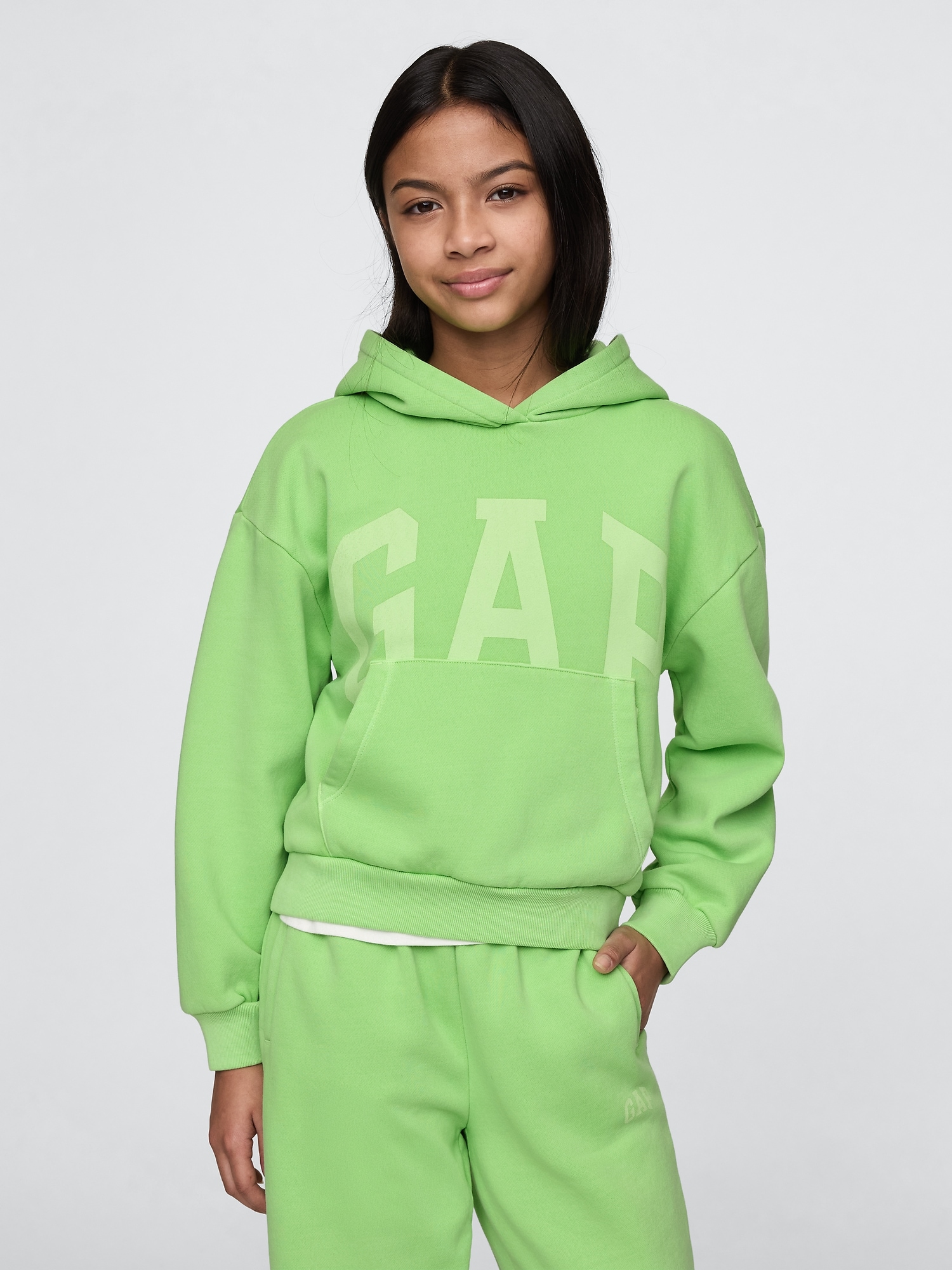 Kids VintageSoft Relaxed Logo Hoodie