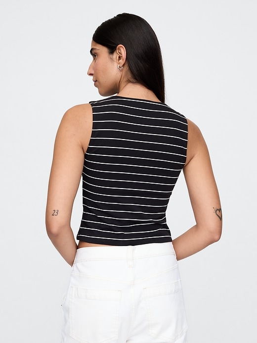 Image number 2 showing, CloseKnit Jersey Cropped Shell Tank Top