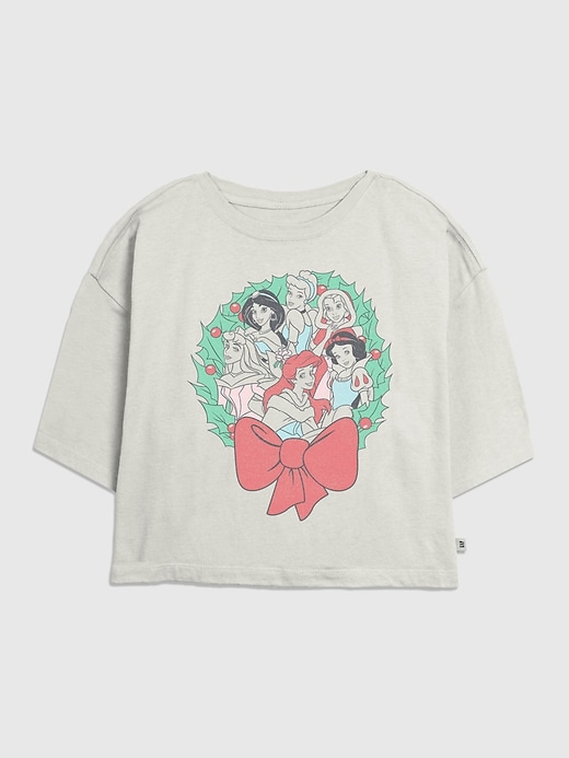 Image number 1 showing, Kids Disney Princess Holiday Wreath Graphic T-Shirt