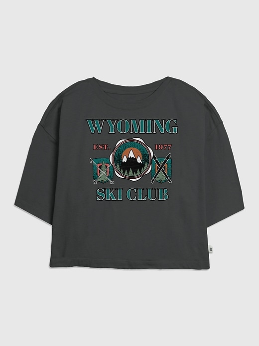 Image number 1 showing, Kids Wyoming Ski Club Graphic T-Shirt