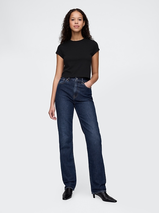 Image number 7 showing, Curvy High Rise '90s Straight Jeans