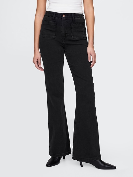 Image number 2 showing, Curvy High Rise &#39;70s Flare Jeans