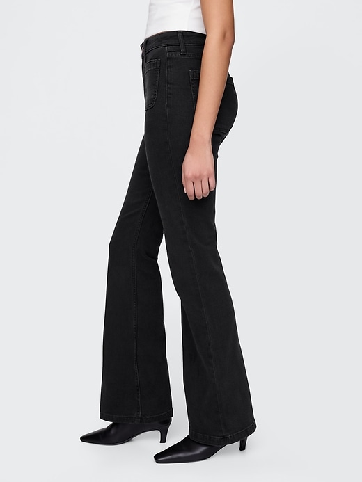 Image number 3 showing, Curvy High Rise &#39;70s Flare Jeans