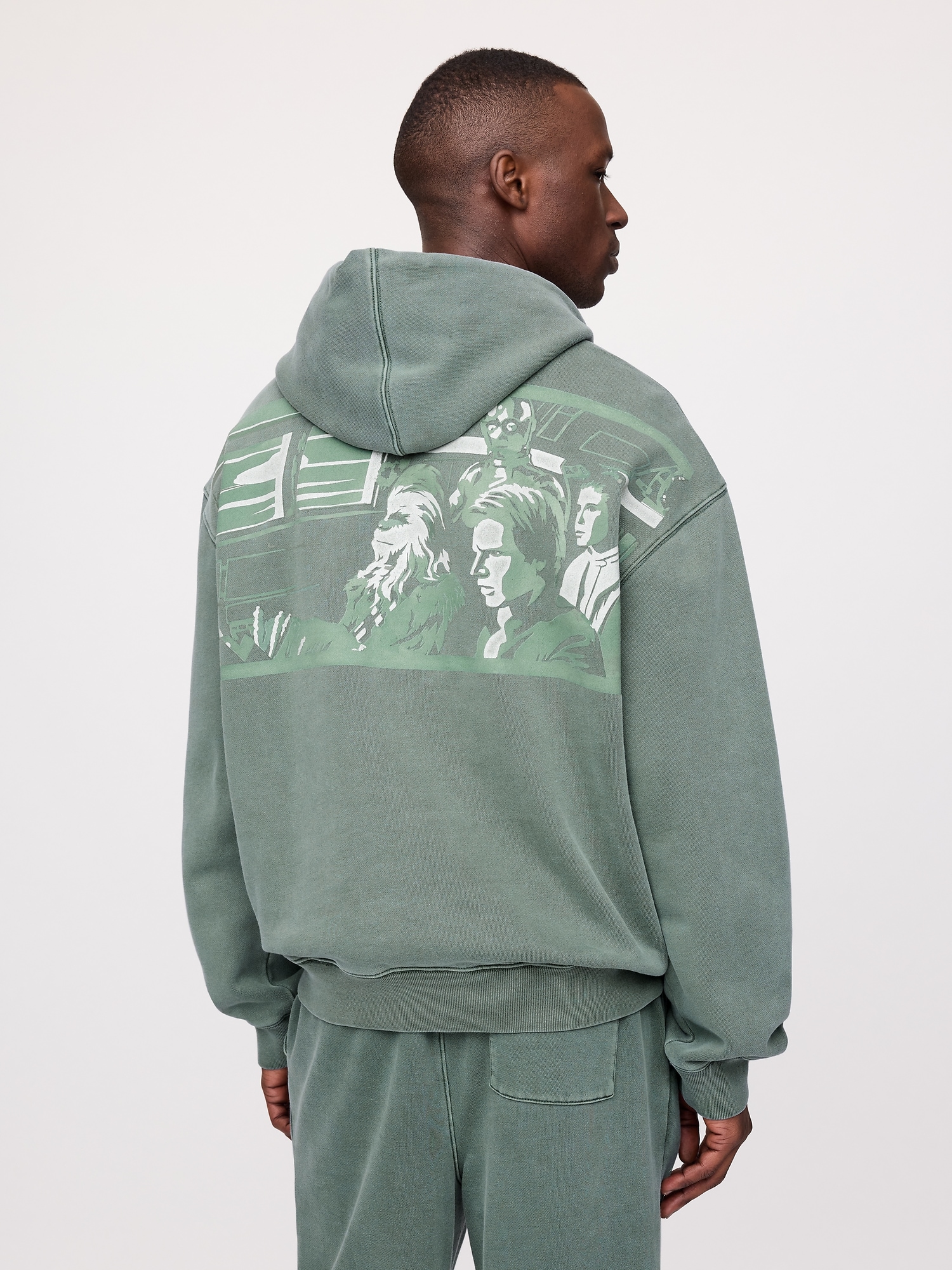 Star Wars Heavyweight Hoodie - Green