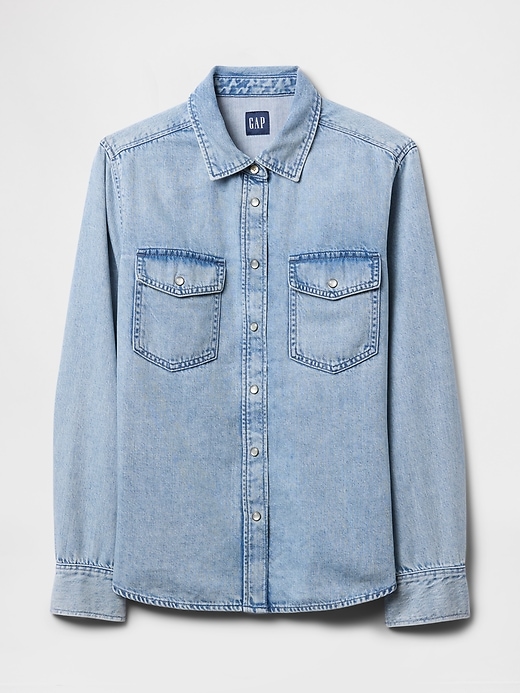 Image number 5 showing, UltraSoft Denim Shirt