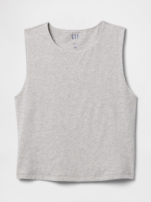 Image number 5 showing, CloseKnit Jersey Cropped Shell Tank Top