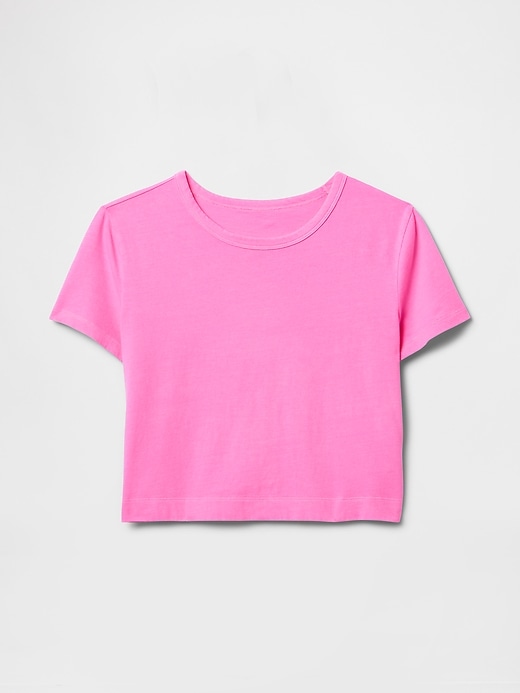 Image number 4 showing, Organic Cotton Vintage Cropped T-Shirt