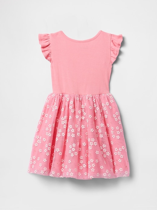 Image number 3 showing, Baby & Toddler 2-in-1 Flower Tulle Dress