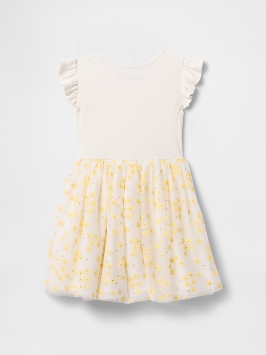 Image number 3 showing, Baby & Toddler 2-in-1 Flower Tulle Dress