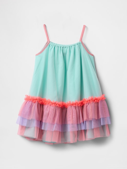 Image number 3 showing, Baby & Toddler Colorblock Tulle Dress