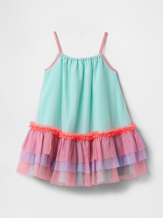 Image number 2 showing, Baby & Toddler Colorblock Tulle Dress