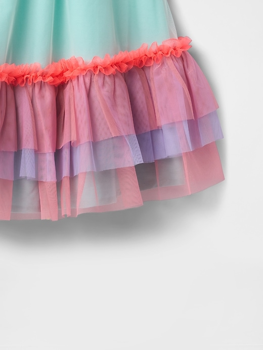 Image number 4 showing, Baby & Toddler Colorblock Tulle Dress