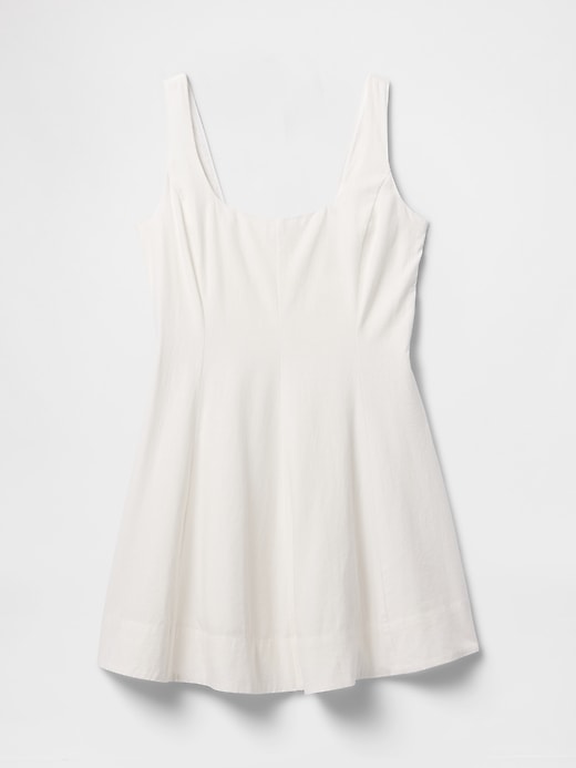 Image number 7 showing, Linen-Blend Mini Dress