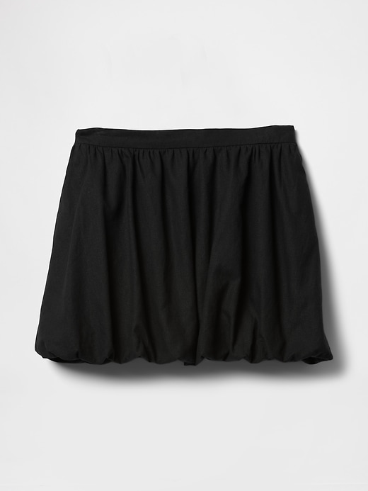 Image number 5 showing, Linen-Blend Bubble Mini Skirt