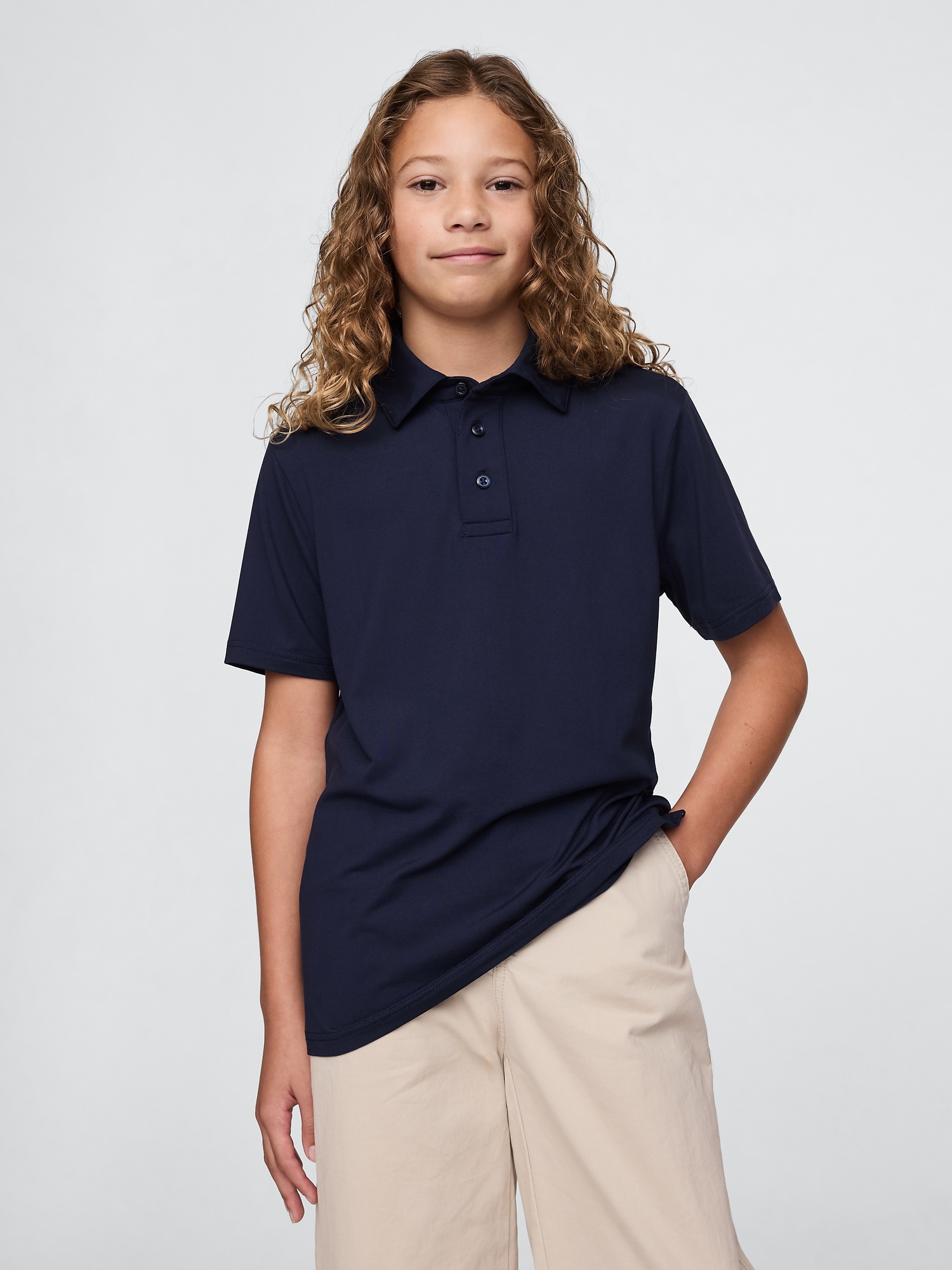 Kids GapFit Tech Performance Polo