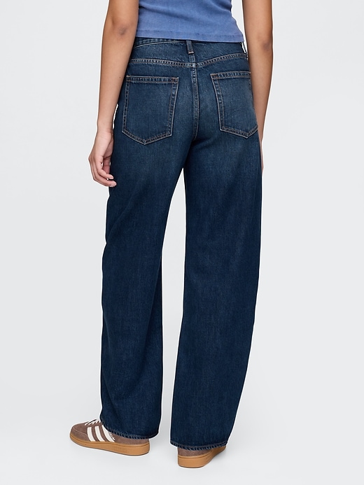 Image number 5 showing, High Rise Barrel Jeans