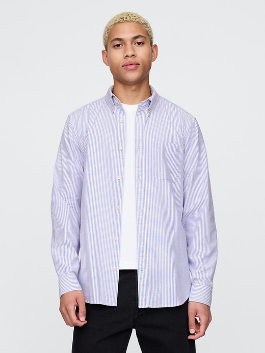 Image number 1 showing, Classic Oxford Shirt in Standard Fit