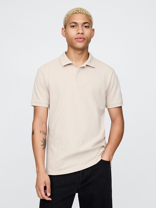 Image number 1 showing, Pique Polo Shirt