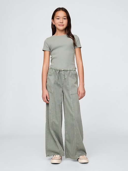 Image number 1 showing, Kids UltraSoft Twill Easy Baggy Pants