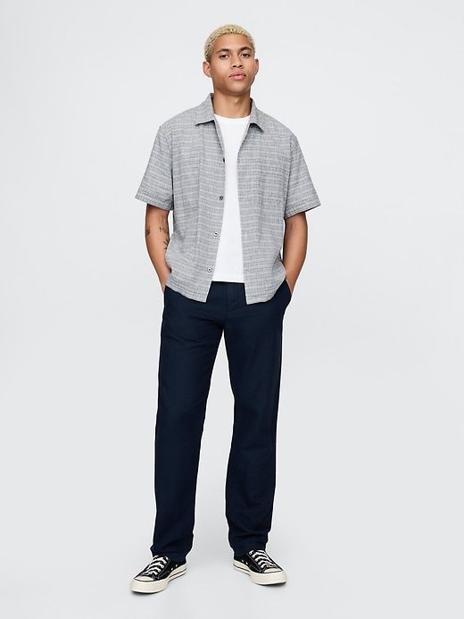 Image number 1 showing, Linen-Cotton Khakis