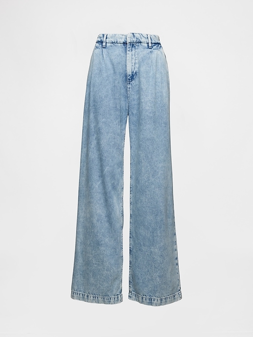 Image number 6 showing, 365 High Rise UltraSoft Pleated Denim Trousers