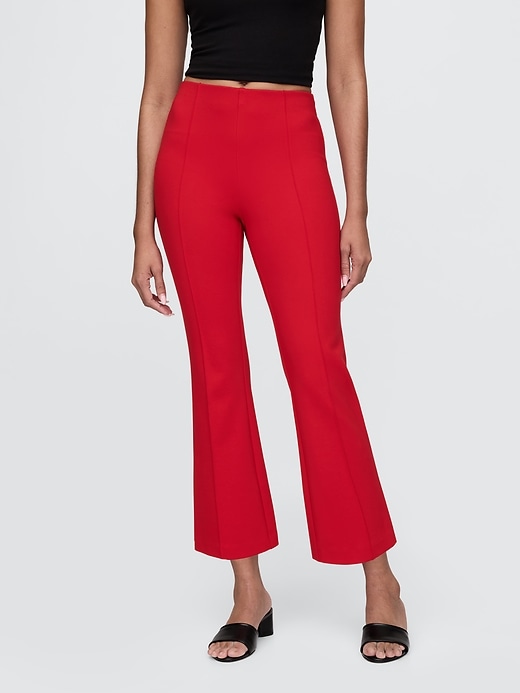 Image number 2 showing, High Rise Ponte Crop Kick Pants