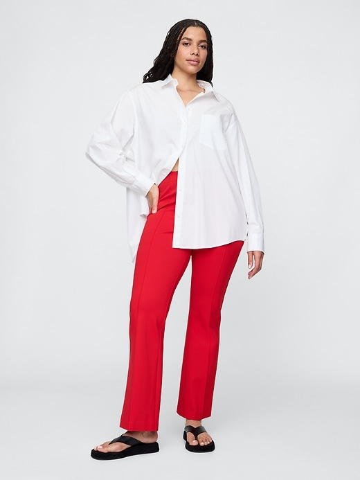 Image number 6 showing, High Rise Ponte Crop Kick Pants