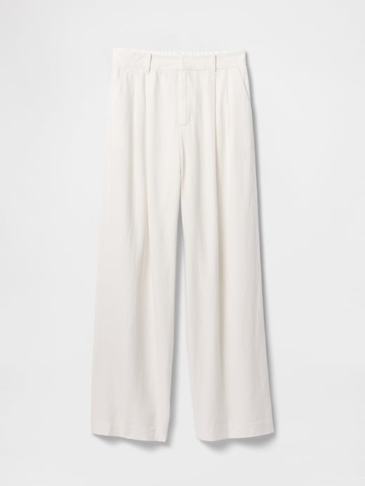 Image number 8 showing, 365 High Rise Linen-Blend Trousers