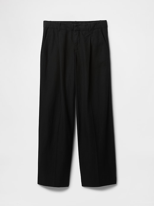 Image number 8 showing, 365 Low Rise Linen-Blend Trousers