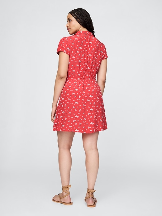 Image number 6 showing, Crepe Floral Mini Dress