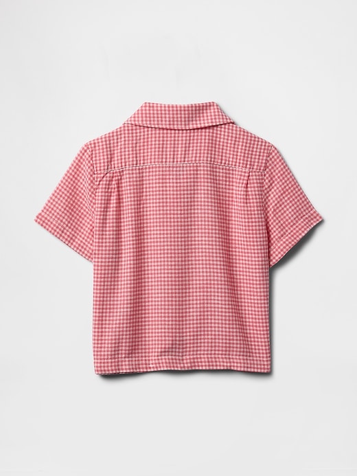 Image number 3 showing, Baby & Toddler Linen-Cotton Cabana Shirt