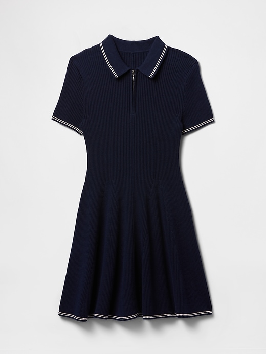 Image number 7 showing, Polo Sweater Rib Mini Dress