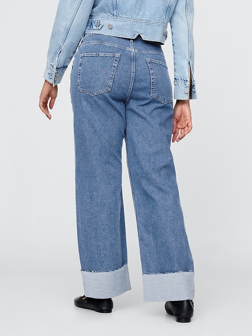 Image number 7 showing, Mid Rise Cuffed '90s Loose Jeans