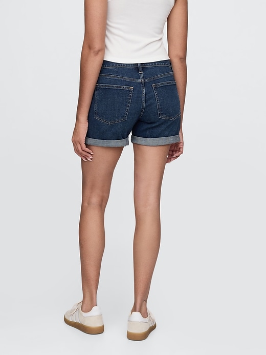 Image number 5 showing, 5" Mid Rise Girlfriend Denim Shorts