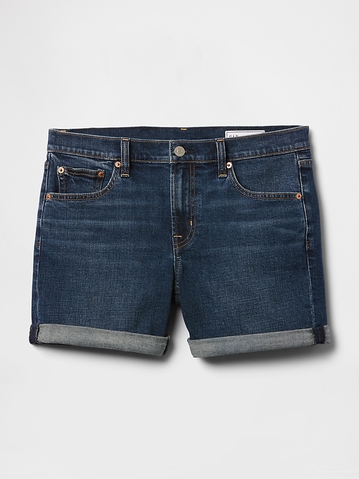 Image number 8 showing, 5" Mid Rise Girlfriend Denim Shorts