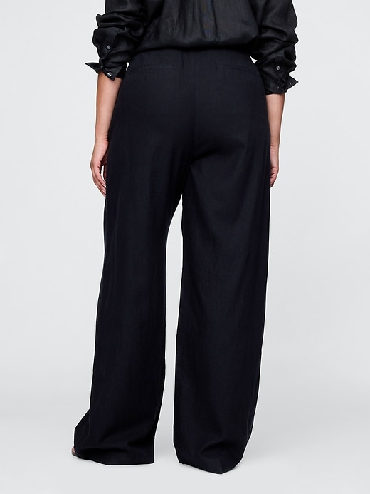 Image number 7 showing, 365 High Rise Linen-Blend Trousers