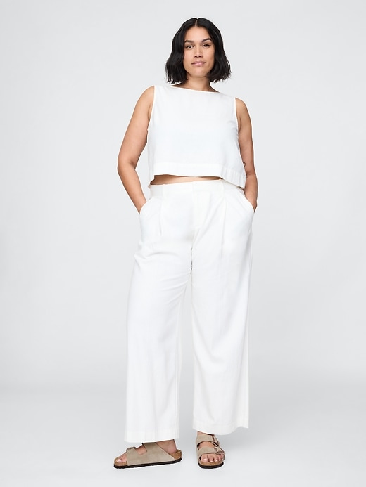 Image number 6 showing, 365 Low Rise Linen-Blend Trousers