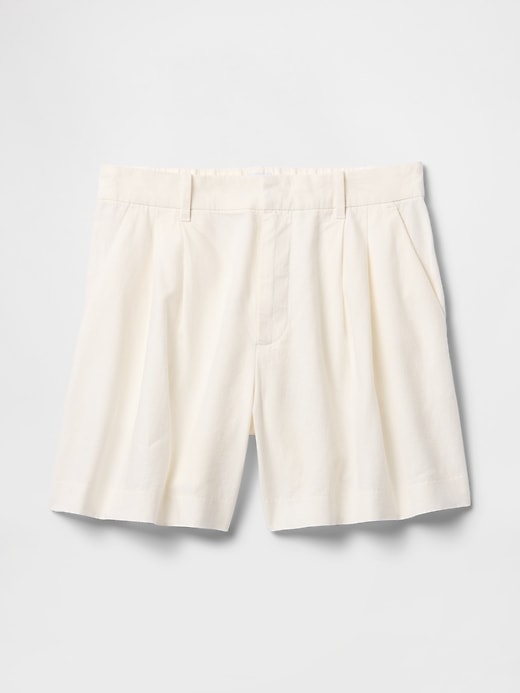 Image number 8 showing, 365 High Rise Linen-Blend Shorts