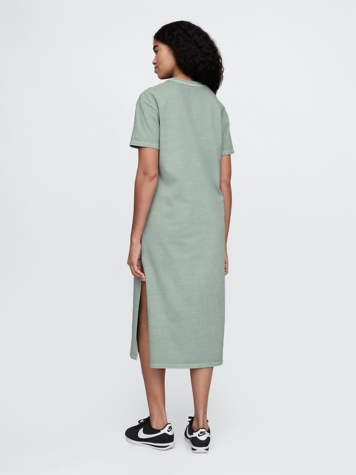 Image number 2 showing, Organic Cotton VintageSoft Maxi T-Shirt Dress