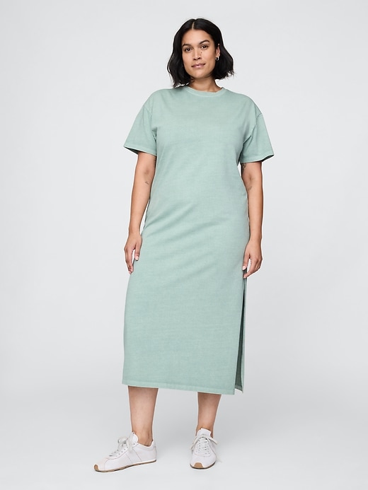 Image number 5 showing, Organic Cotton VintageSoft Maxi T-Shirt Dress