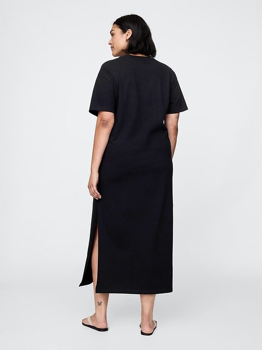 Image number 6 showing, Organic Cotton VintageSoft Maxi T-Shirt Dress