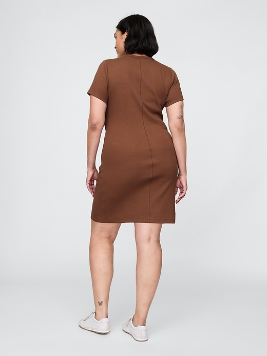 Image number 6 showing, Rib Mini T-Shirt Dress