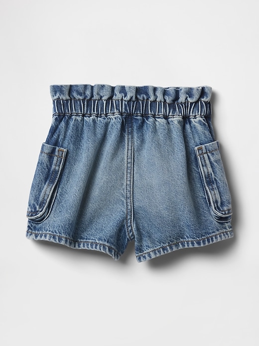 Image number 3 showing, Baby & Toddler UltraSoft Denim Cargo Skort