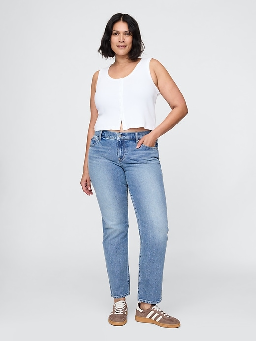 Image number 6 showing, Low Rise '90s Straight Jeans