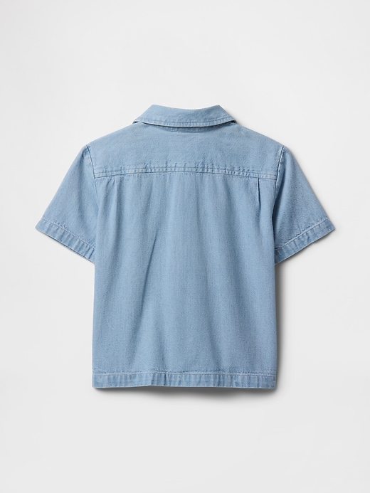 Image number 3 showing, Baby & Toddler Chambray Shirt