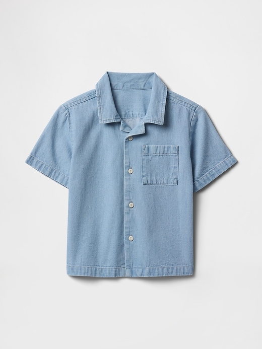 Image number 2 showing, Baby & Toddler Chambray Shirt