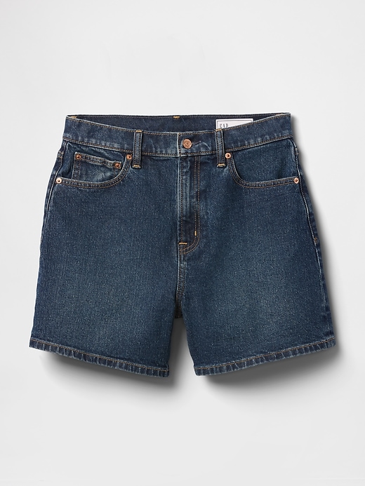 Image number 8 showing, 4.75" High Rise A-Line Denim Short