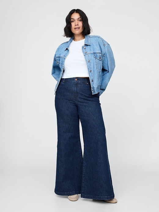 Image number 6 showing, High Rise Extra-Wide Flare Jeans