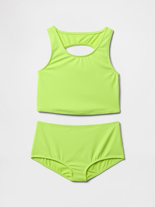 Image number 1 showing, Kids Cutout Tankini Swim Two-Piece