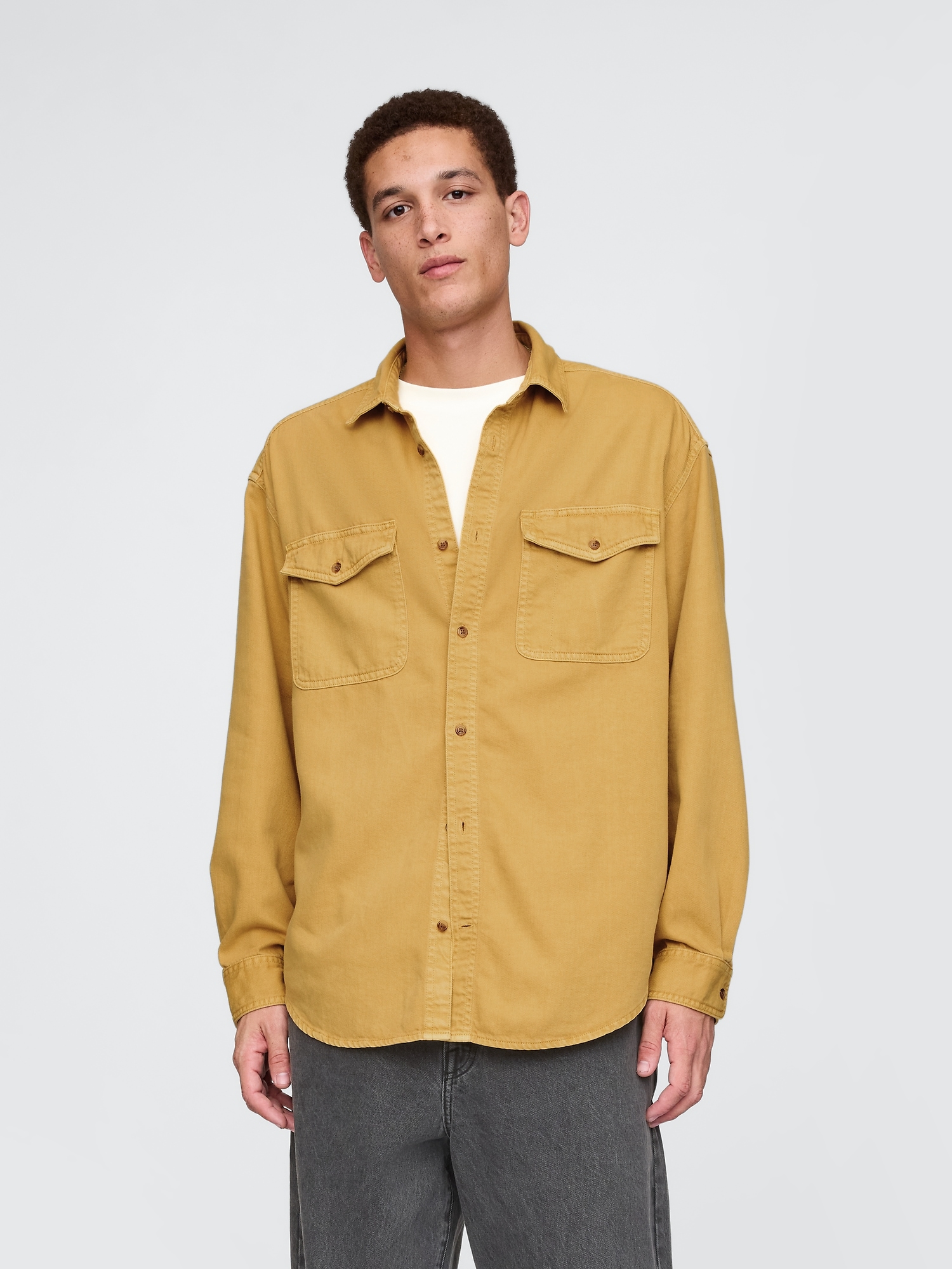 UltraSoft Denim Big Shirt